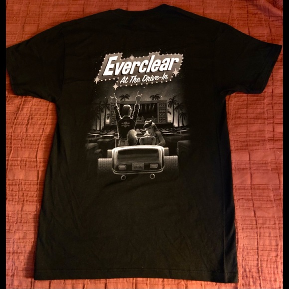 EVERCLEAR Tshirt At The Drive-In 2020 Tour Shows Mens Sz S rare NEW - Picture 1 of 4